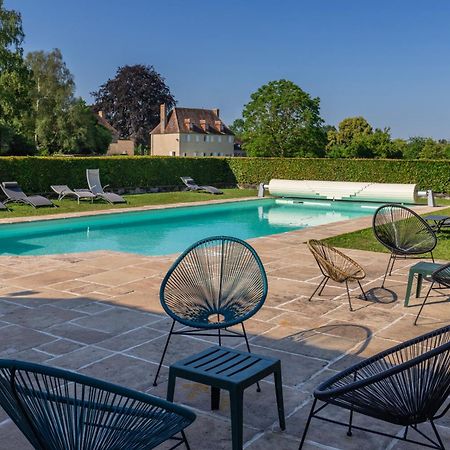 Charmante chaumière romantique avec piscine chauffée Bieville-en-Auge Extérieur photo