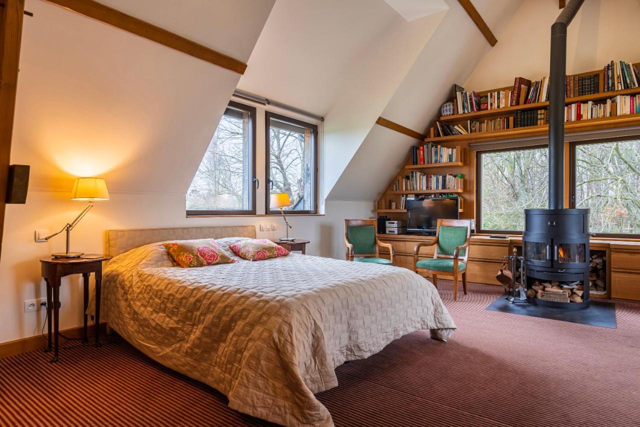 Charmante chaumière romantique avec piscine chauffée Bieville-en-Auge Extérieur photo