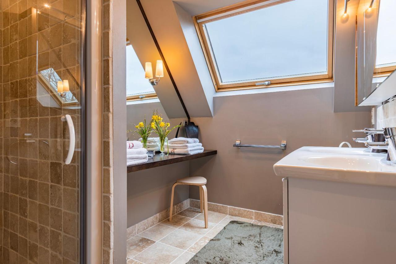 Charmante chaumière romantique avec piscine chauffée Bieville-en-Auge Extérieur photo