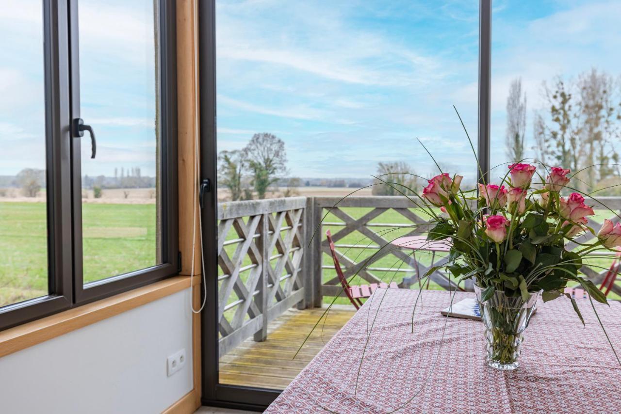 Charmante chaumière romantique avec piscine chauffée Bieville-en-Auge Extérieur photo