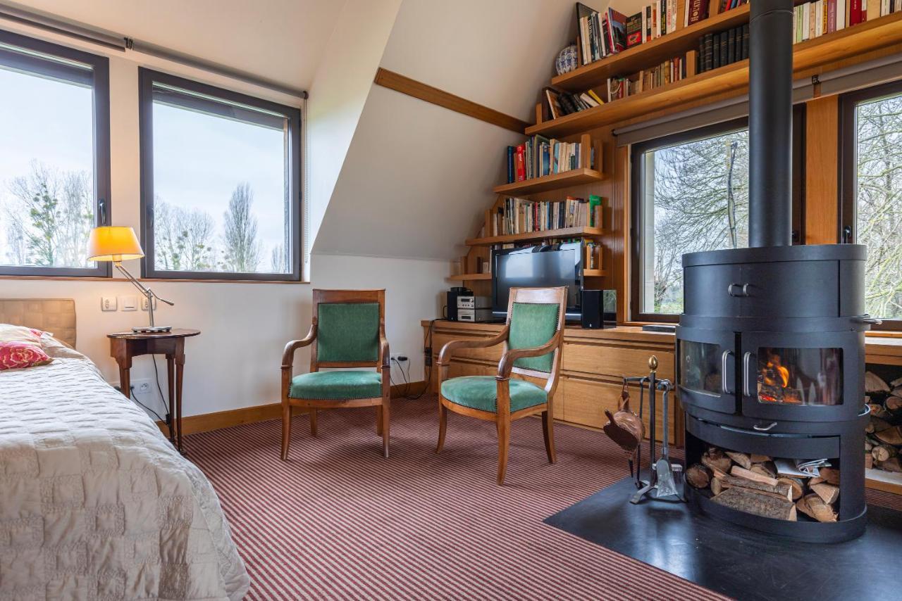 Charmante chaumière romantique avec piscine chauffée Bieville-en-Auge Extérieur photo